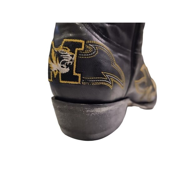 NCAA Missouri Tigers Men\'s Board Room Style Boots NWT Embroidered Men\'s Sz 10.5D